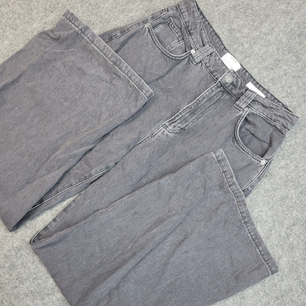 Cotton On Jeans Womens 28 Gray Streetwear Low Super Baggy Rodeo Wide Leg Y2K